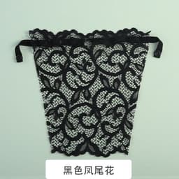 image-Lace Bralette Triangle Cup - White Anti-Light