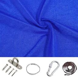 image-Kids Elastic Hammock - Indoor/Outdoor Swing - Sensory Yoga Hammock - Orange 280*150