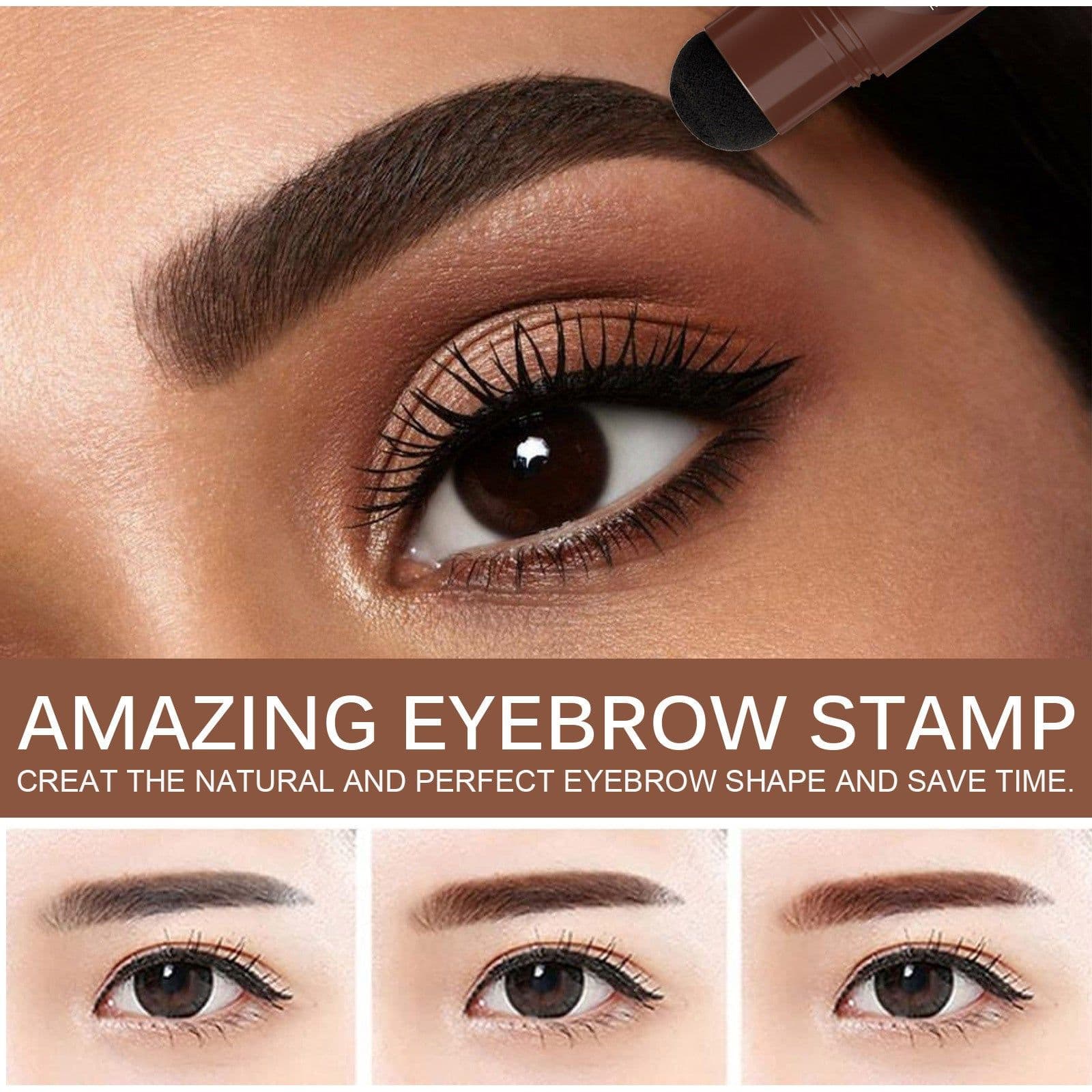 image-EELHOE Eyebrow Powder Stamp Kit Waterproof