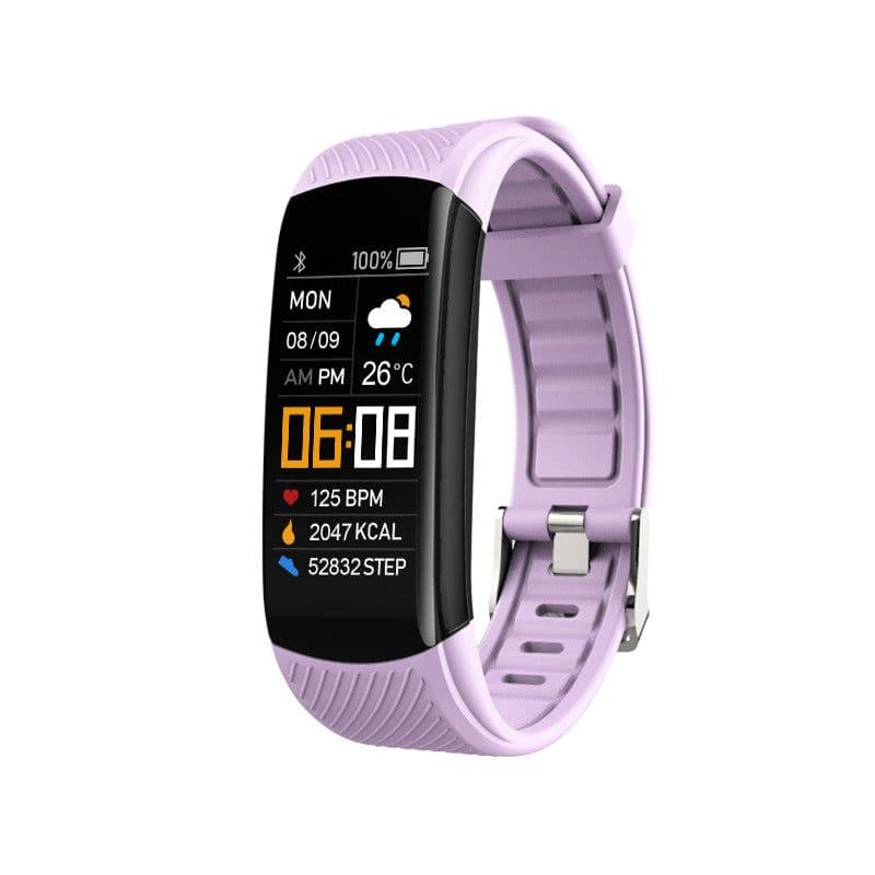 image-Oppo Apple Smart Sports Bracelet - Black Waterproof Health Monitor