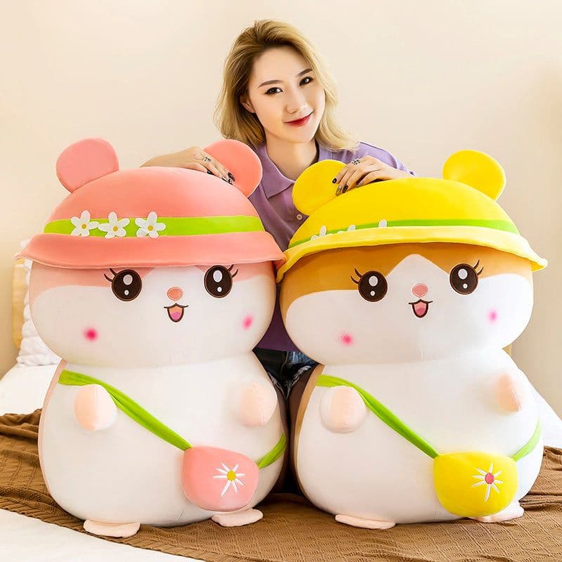 image-Yellow Hamster Plush Toy
