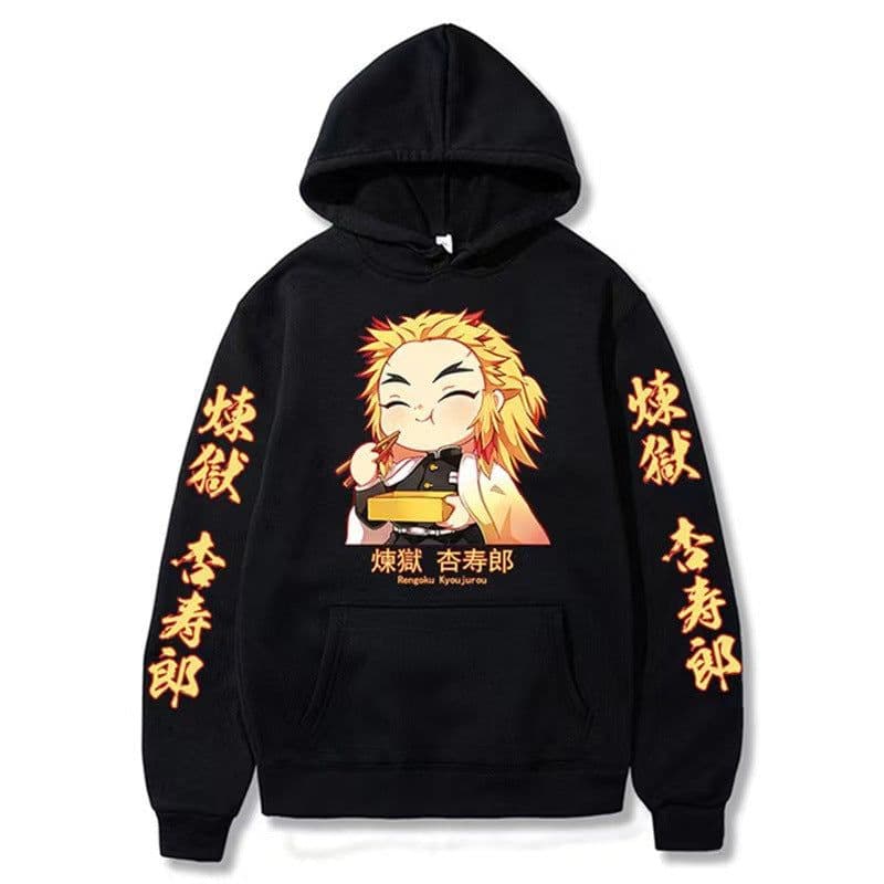 image-Men's & Women's Anime Hooded Hoodie - Large Size