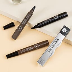 image-Suave Four-Pronged Waterproof Eyebrow Pencil - Multicolor