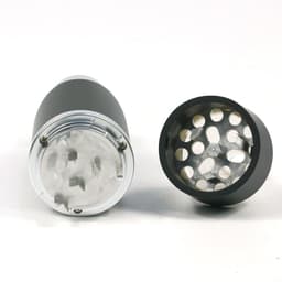 image-Aluminum Alloy Tobacco Grinder - Manual Press One-Hand