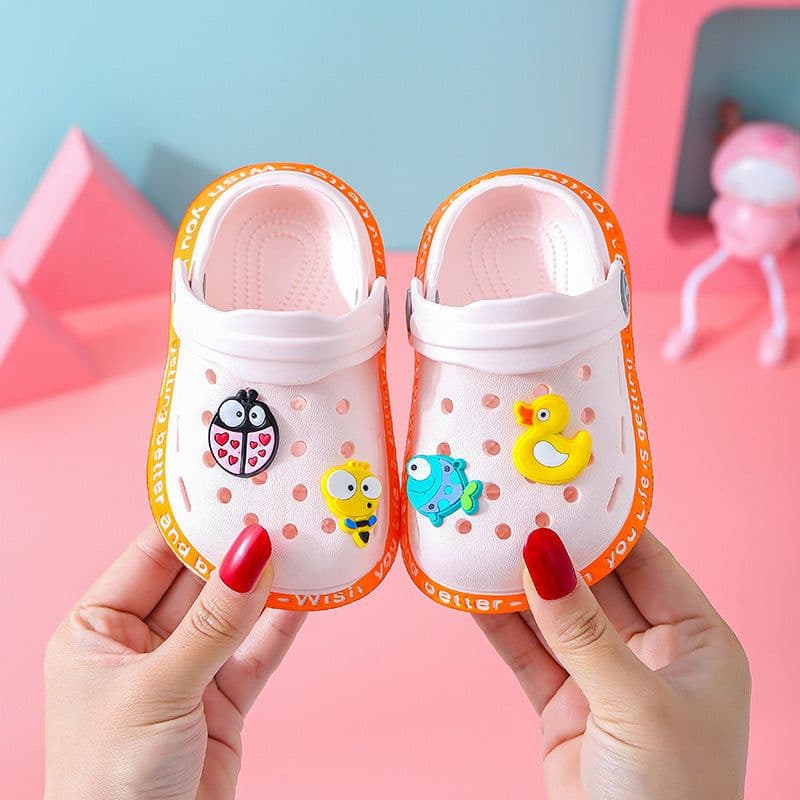 image-Baby Sandals - Grey Cartoon EVA Unisex 4-6Y