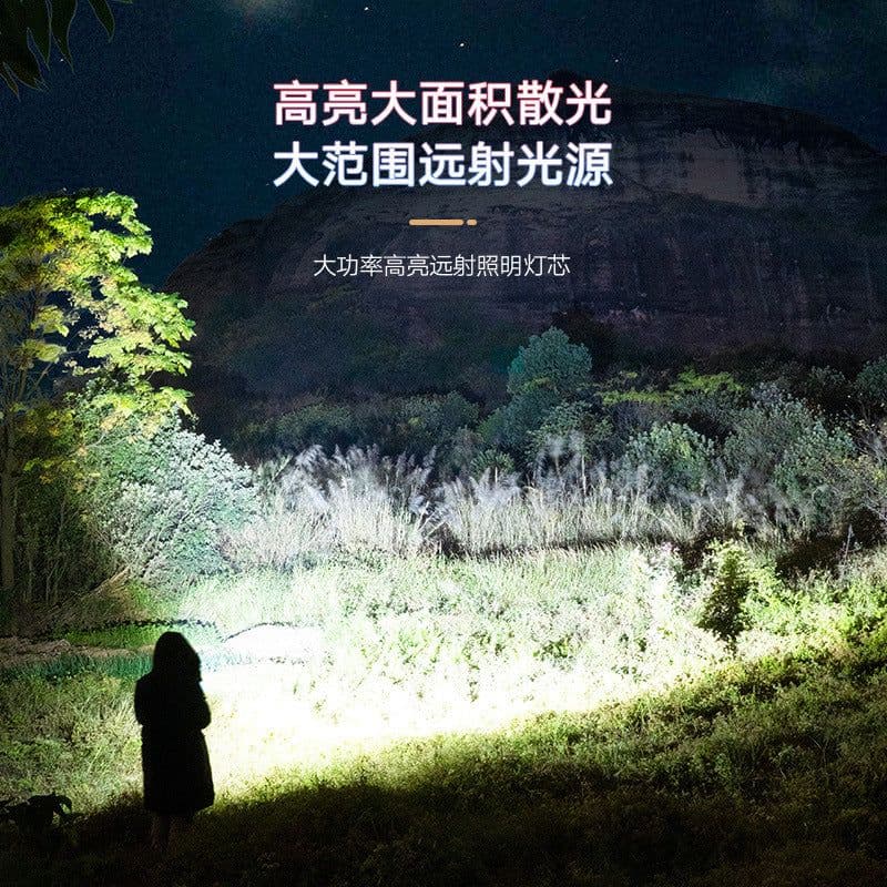 image-Shark ABS High Light Flashlight - 3W LED Portable Outdoor