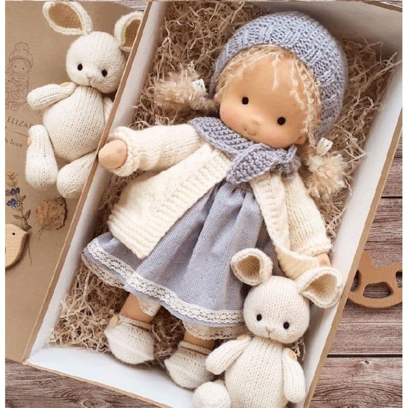 image-Waldorf Doll Cotton Handmade - Christmas Gift