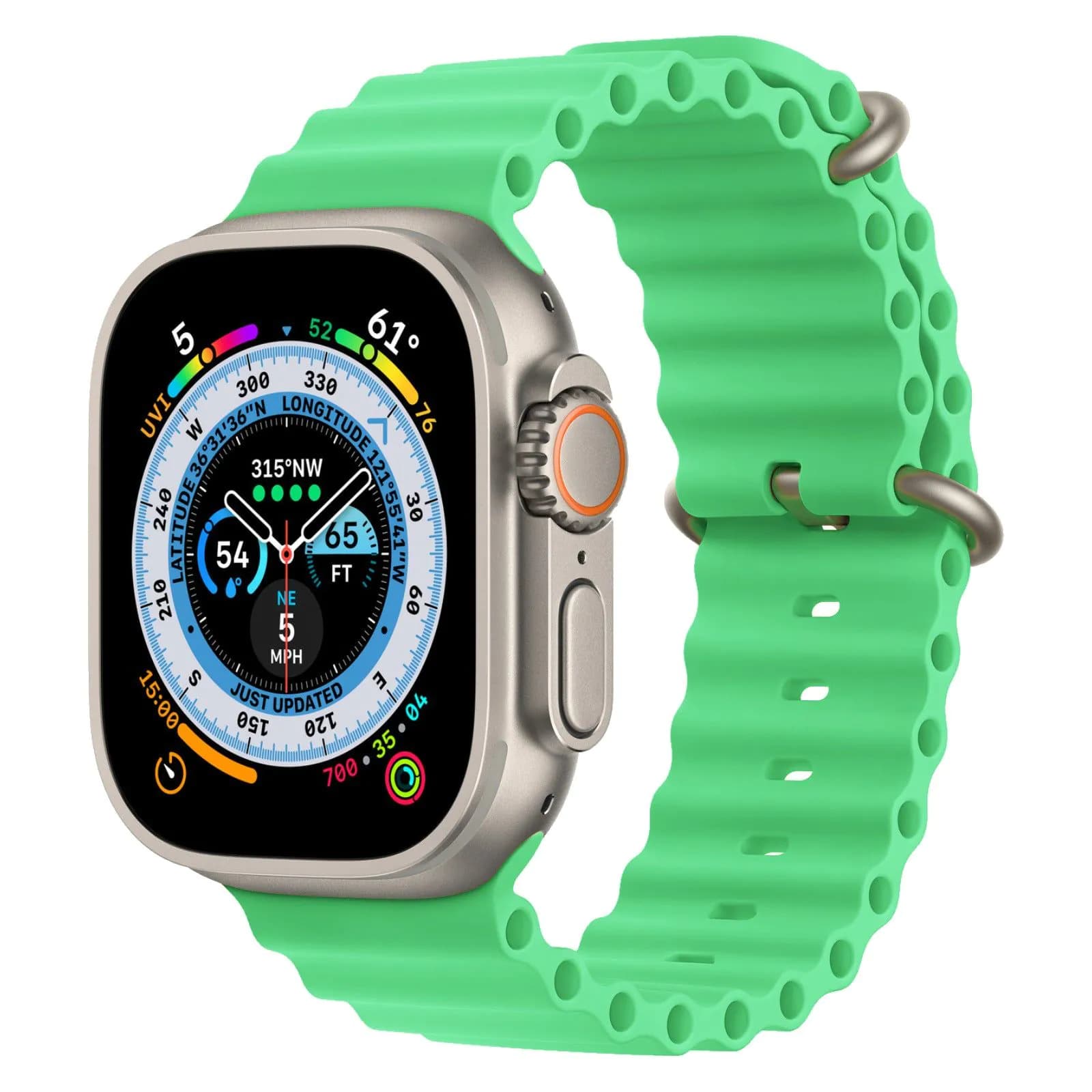 image-Apple Watch Marine Silicone Strap Universal Compatible