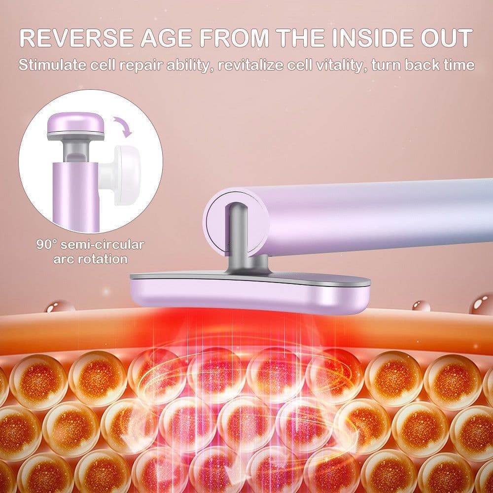 image-LAMOREVIA SolaWave EMS Micro-Current Wand, Rotatable Vibration Face & Neck Massager