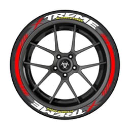 image-XTREME Car Tire Sticker 3D PVC - 1.25"