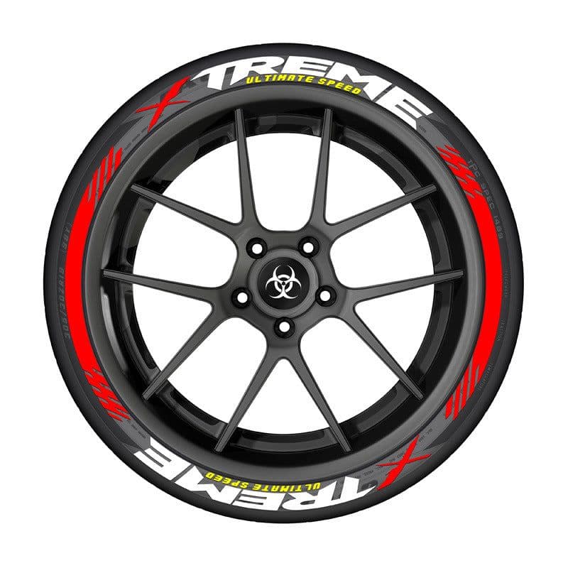 image-XTREME Car Tire Sticker 3D PVC - 1.25"