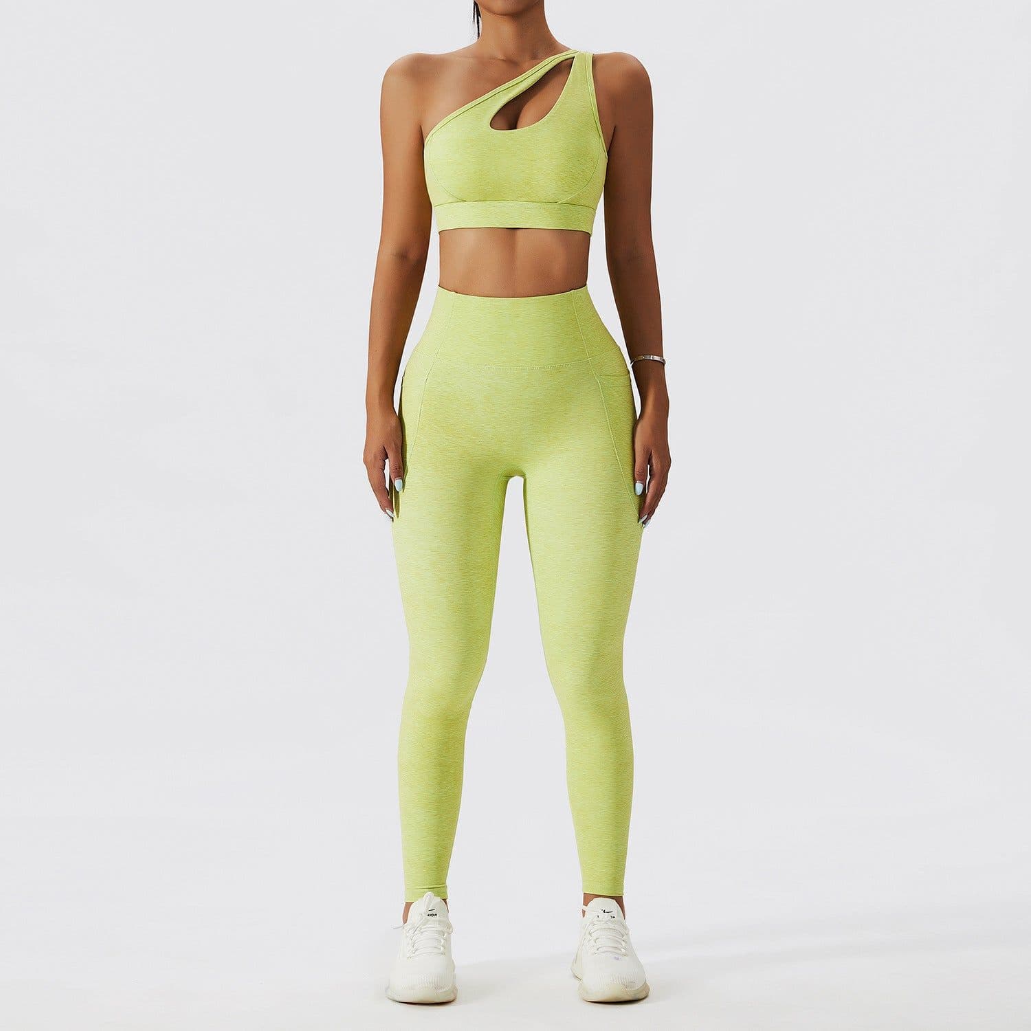 image-High-end Yoga Sports Vest & Pants - Women's Moisture Wicking Suit