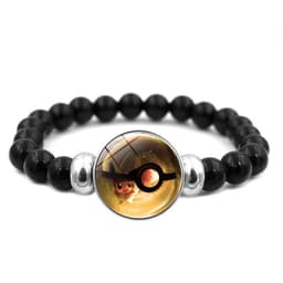 image-Bracelet Male and Female Students Creative Beaded Bracelet Two-dimensional Anime Pokémon Hand Jewelry
