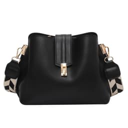 image-ACKCA PU Bucket Bag - Brown Women's Shoulder Bag