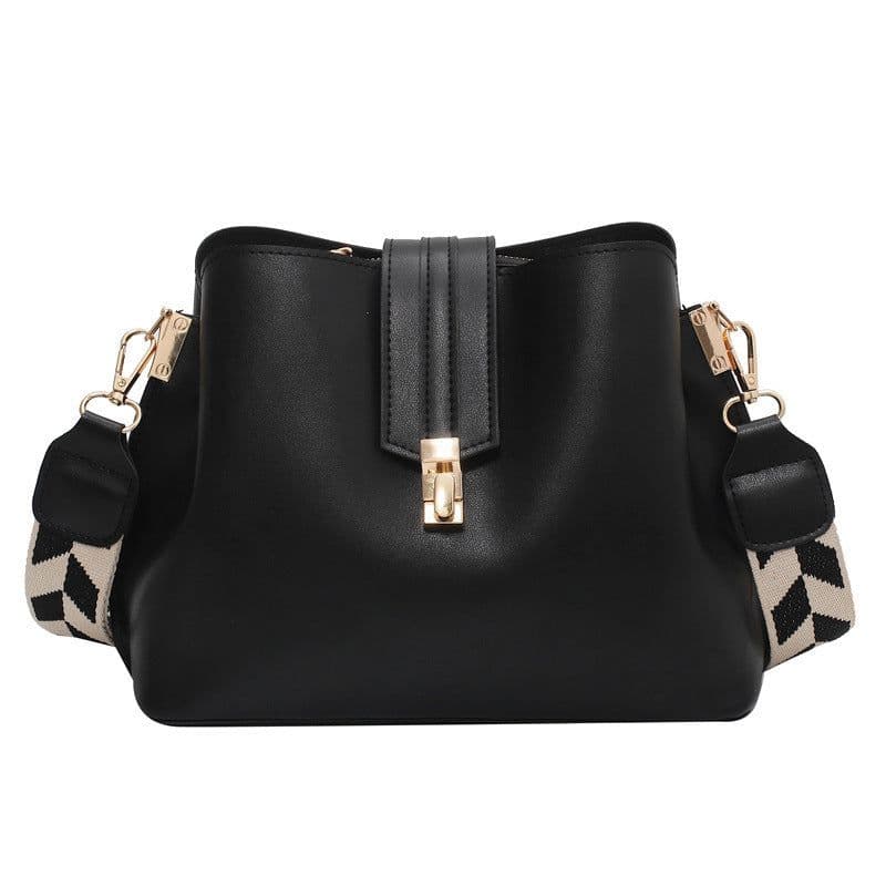 image-ACKCA PU Bucket Bag - Brown Women's Shoulder Bag