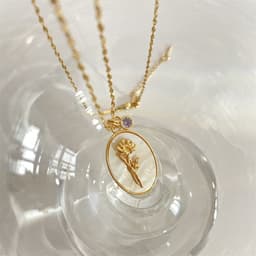 image-December Flower Necklace - Sunflower Copper Clavicle Chain 21-50cm