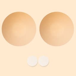image-Silicone Nipple Stickers - Skin Breathable 8cm Round