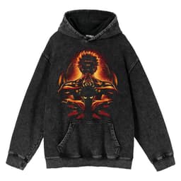 image-Cuifu Anime Sweatshirt - Black 5XL 100% Cotton Hooded Jacket