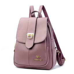 image-Large Capacity 2022 PU Leather Backpack - Street Fashion Travel Bag