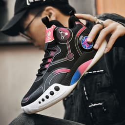 image-Zodi Basketball Shoes - High Top, Shock-Absorption, Breathable