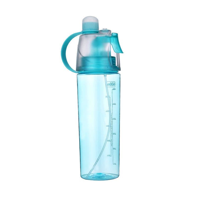 image-Sports Spray Water Bottle - Black 23cm
