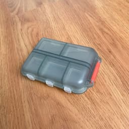 image-10-Grid Pill Box Storage - Blue Portable