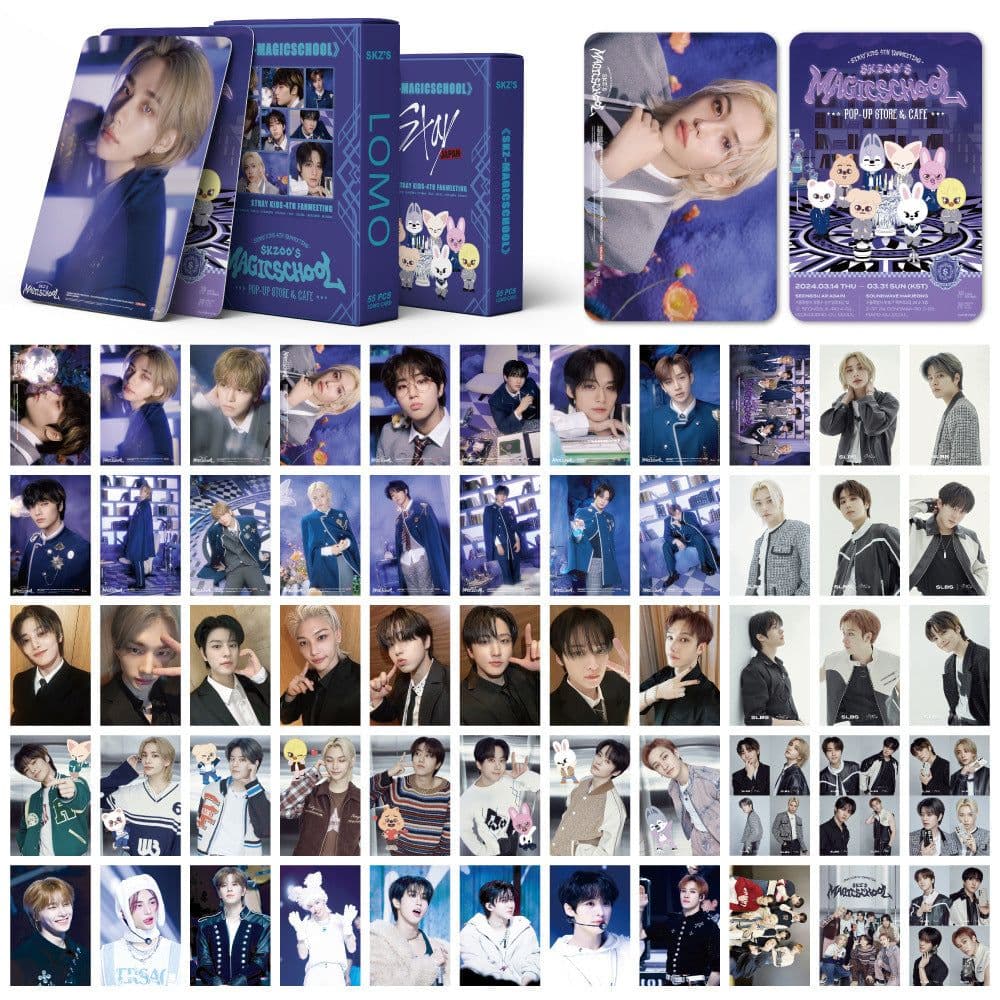 image-SK Stray Kids Album Cards - Bang Chan, Lee Know, Hyunjin