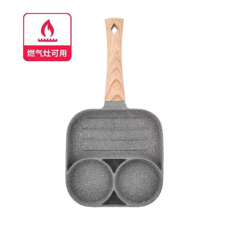 image-Maifan Stone Non-stick Four-Hole Omelette Pan - Korean Style