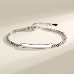image-Couple Bracelet Titanium Steel Geometry Engraved