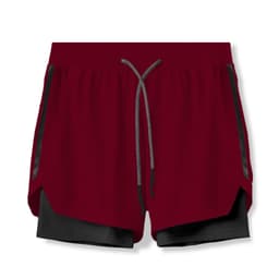 image-Men's Sports Shorts - Black Breathable Gym Training