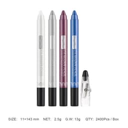 image-Cross-border eyeshadow pen, eyeliner, eyeshadow stick, eyeshadow silkworm pen, pearlescent eyeshadow pen with pencil sharpener, foaming pen