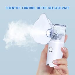 image-Portable Handheld Nebulizer - White USB Rechargeable