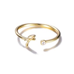 image-Cross-border simple letter ring English letter ring women's opening adjustable ring name ring spot