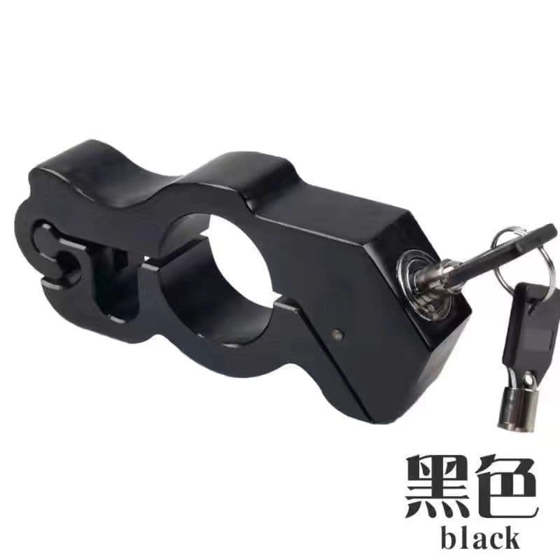 image-Manufacturers electric handlebar lock brake lock motorcycle handlebar anti-theft lock scooter bicycle handlebar horn lock modification