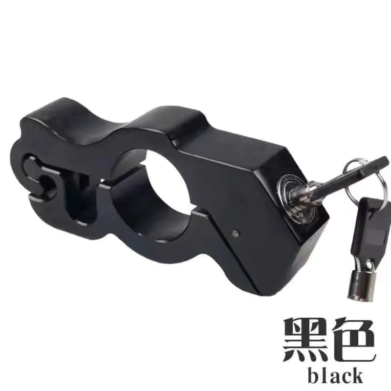 image-Manufacturers electric handlebar lock brake lock motorcycle handlebar anti-theft lock scooter bicycle handlebar horn lock modification