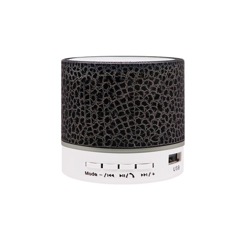 image-Mini Bluetooth Speaker - Portable LED Wireless Subwoofer Gift - Yellow 58*53mm