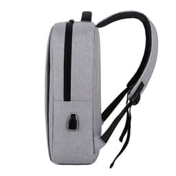 image-Little Elite 20-35L Business Backpack - Gray USB Charging Oxford Cloth