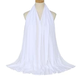 image-Modal Cotton Scarf - Long Soft Casual Solid Color