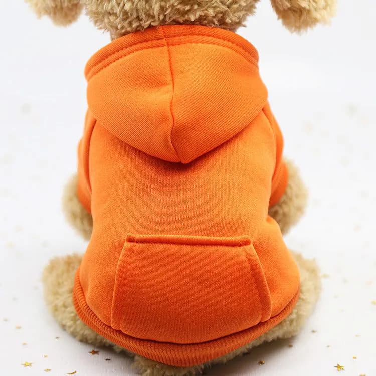 image-Pet Hoodie Sweater - Gray Denim Pocket for Dogs & Cats