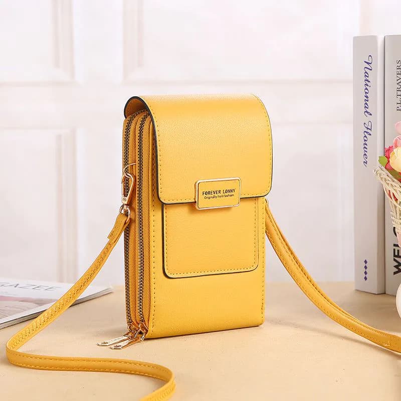 image-2022 new touch screen mobile phone bag female small oblique cute mobile phone small bag fashion wallet vertical section
