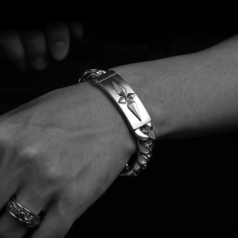 image-Cuban Bracelet for Men - Copper Thick Chain