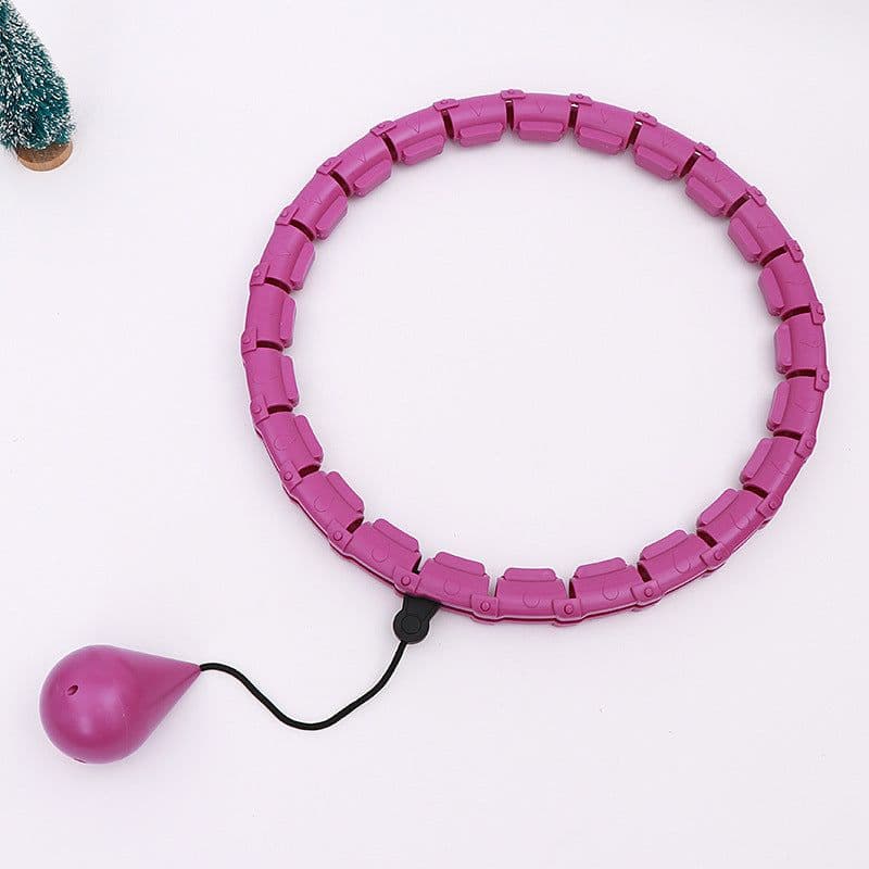 image-Haomijia Smart Hula Hoop - Purple Blue Pink ABS Material for Adults & Kids