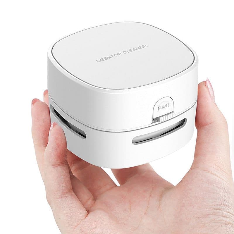 image-Gosuri Desktop Vacuum Cleaner - White Portable
