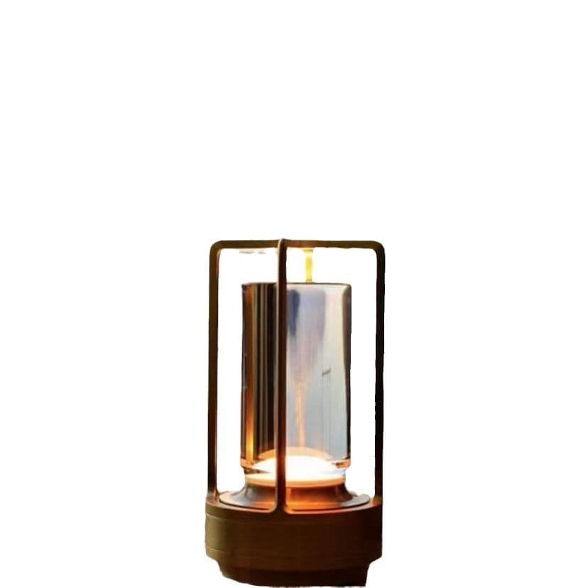 image-Grammy Outdoor Metal Table Lamp - Black Touch Modern