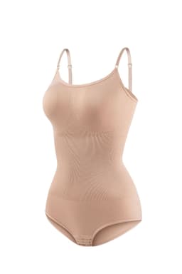 image-Si Lufei Body Shaper Suspender Nylon Black S