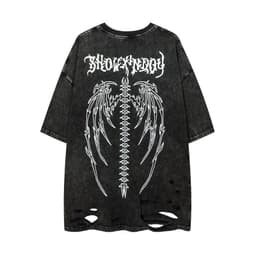 image-TKPA Hip-Hop T-Shirt - Black Skeleton Devil XXL