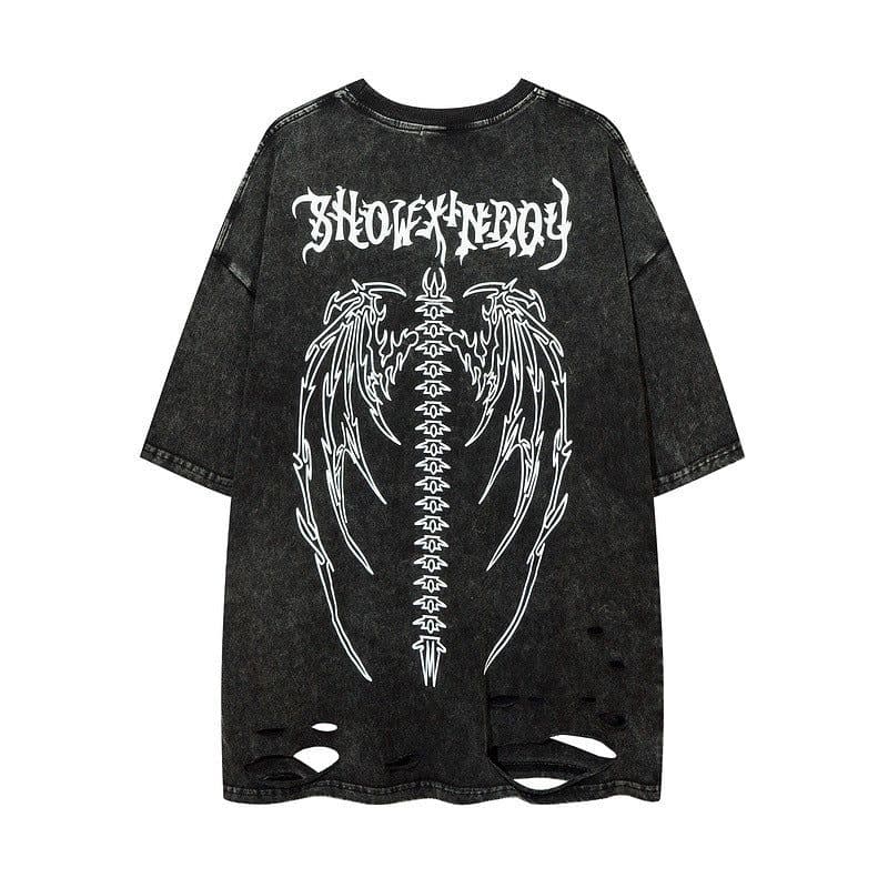image-TKPA Hip-Hop T-Shirt - Black Skeleton Devil XXL