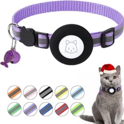 image-Sheng Hongjia Apple Airtag Protective Case Light Green Pet Collar