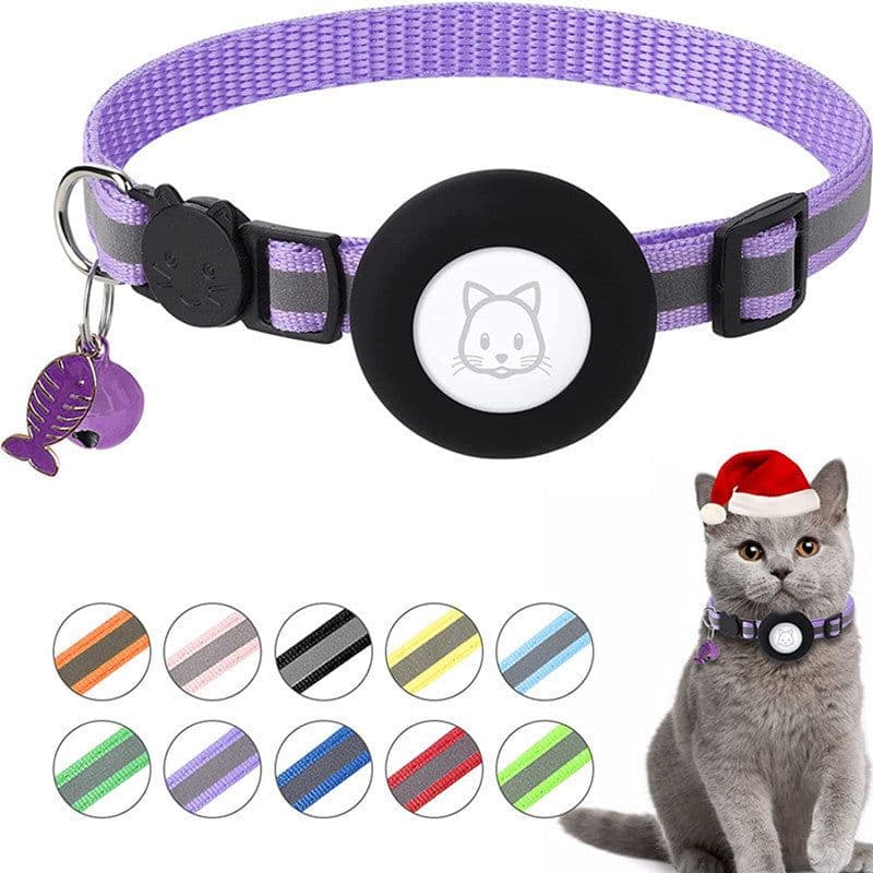 image-Sheng Hongjia Apple Airtag Protective Case Light Green Pet Collar