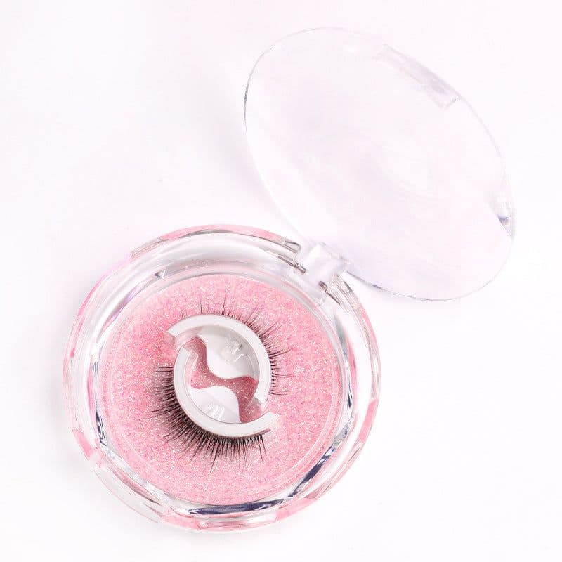 image-Self-Adhesive False Eyelashes - Thick Reusable Chemical Fiber